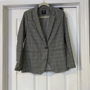 plaid blazer